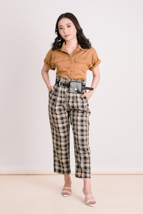 Femme Pants with Belt Bag
